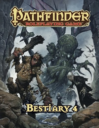 [PZO1127] Pathfinder Roleplaying Game Bestiary 4 (1st Printing)